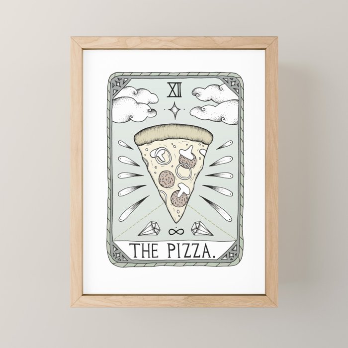 The Pizza Mini Art Print Gallery Image 1