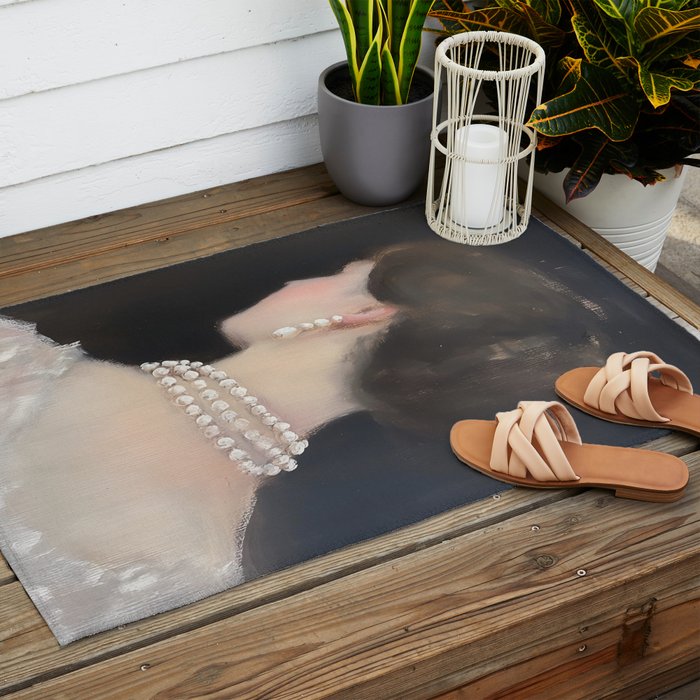 Elegance in Soft Focus Outdoor Rug Gallery Image 2