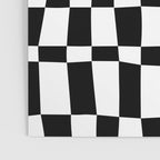 Retro black and white chackered pattern  Poster Gallery Image 3