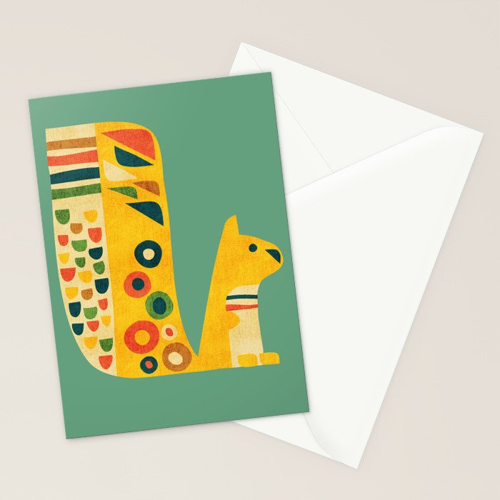 Century Squirrel Stationery Card Gallery Image 2