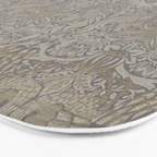 William Morris Peacock and Dragon Pebble Stone Bath Mat Gallery Image 3