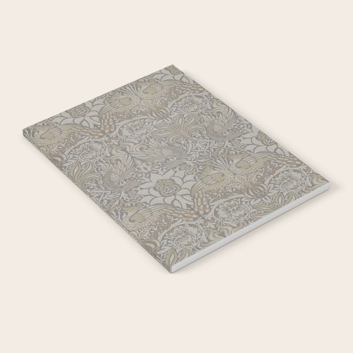 William Morris Peacock and Dragon Pebble Stone Notebook Gallery Image 1