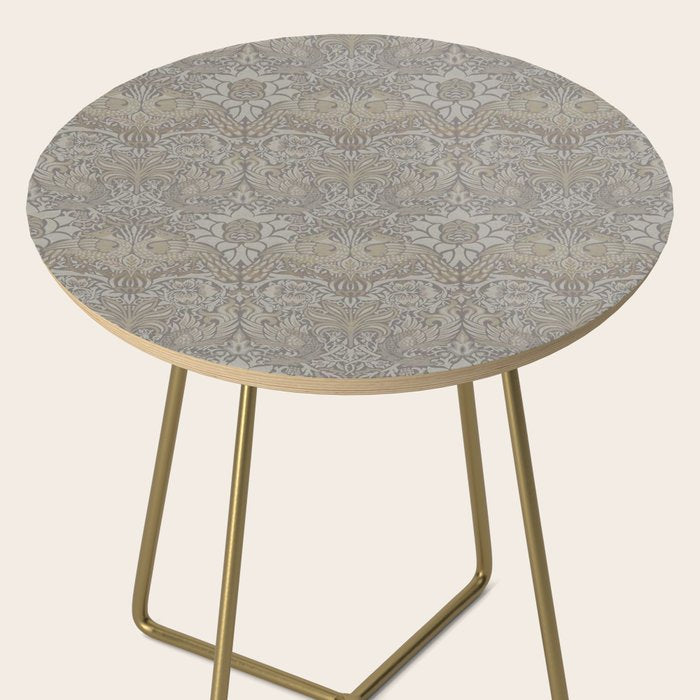 William Morris Peacock and Dragon Pebble Stone Side Table Gallery Image 2