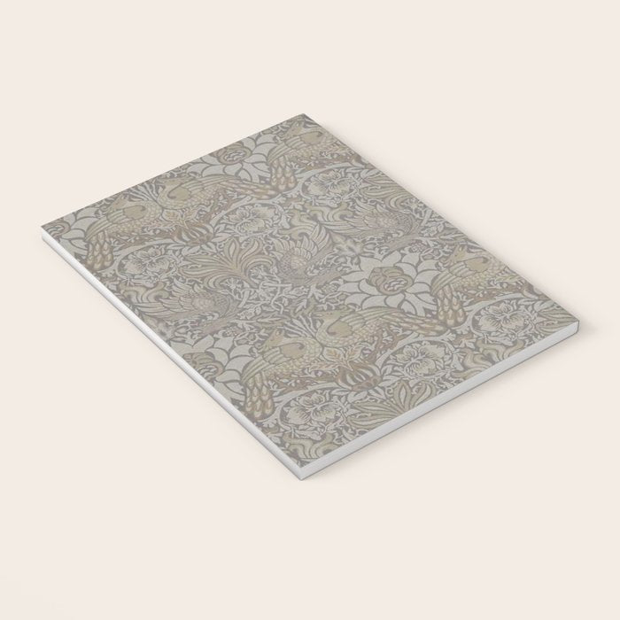 William Morris Peacock and Dragon Pebble Stone Notebook Gallery Image 3