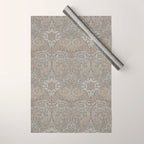 William Morris Peacock and Dragon Pebble Stone Wrapping Paper Gallery Image 1