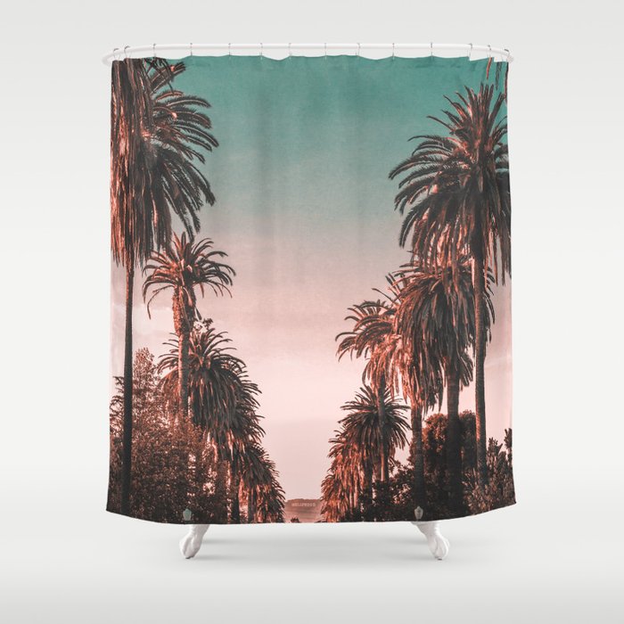 Sunset Boulevard Los Angeles Shower Curtain Gallery Image 1