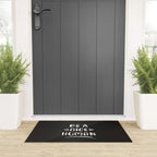 Be a Nice Human - White Type on Black Palette Welcome Mat Gallery Image 3
