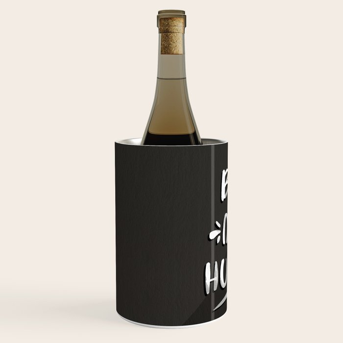 Be a Nice Human - White Type on Black Palette Wine Chiller Gallery Image 2
