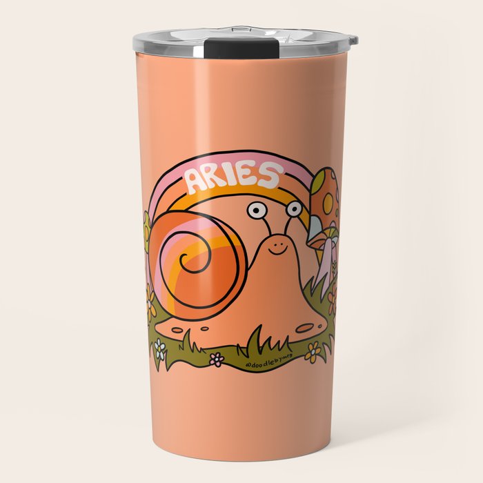Aries Snail Travel Mug Gallery Image 1