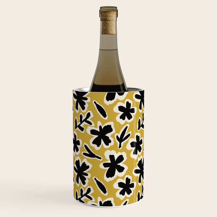 Black Florals #1 Wine Chiller Gallery Image 2
