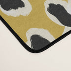 Black Florals #1 Desk Mat Gallery Image 4