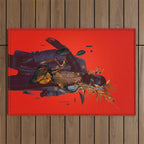Midnight Jazz in New Orleans Outdoor Rug Gallery Image 1