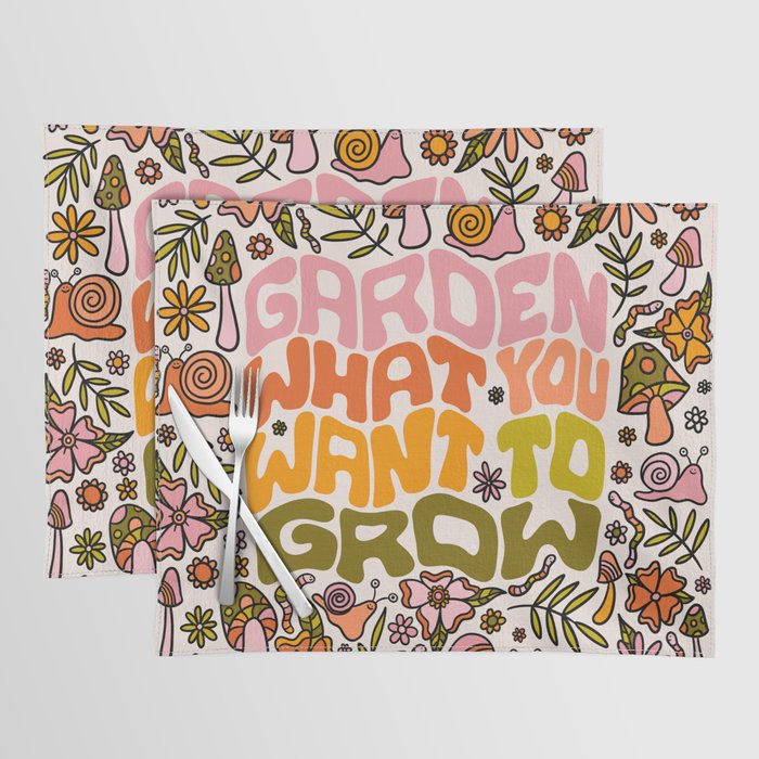 Garden What You Want to Grow Placemat Gallery Image 1