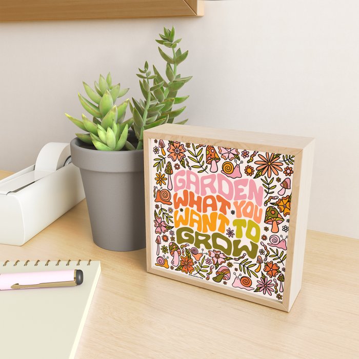 Garden What You Want to Grow Mini Art Print Gallery Image 2