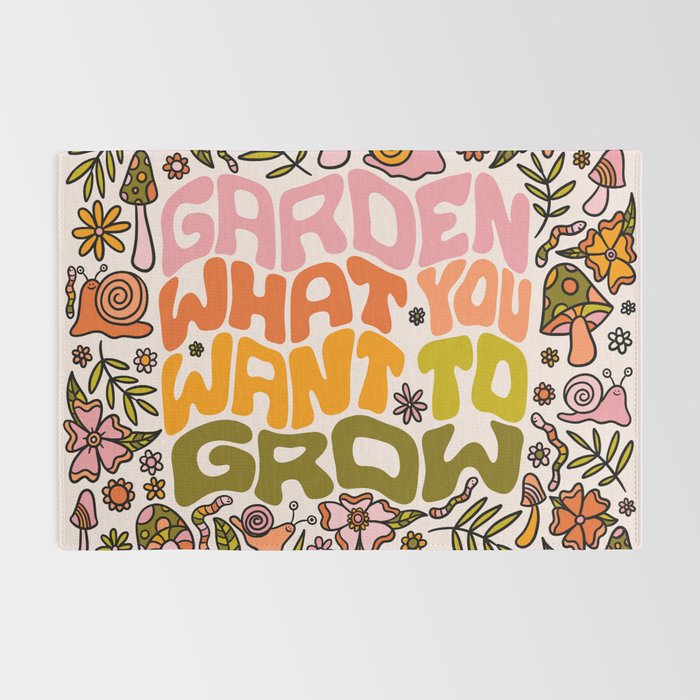 Garden What You Want to Grow Rug Gallery Image 2