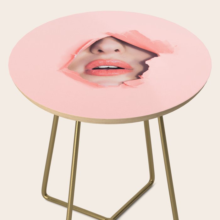 Her lips - coral Side Table Gallery Image 2