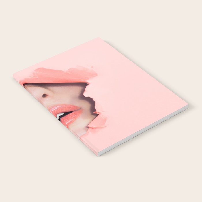 Her lips - coral Notebook Gallery Image 2