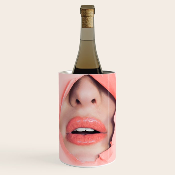 Her lips - coral Wine Chiller Gallery Image 1