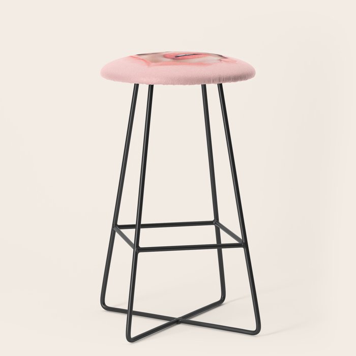 Her lips - coral Stool Gallery Image 1