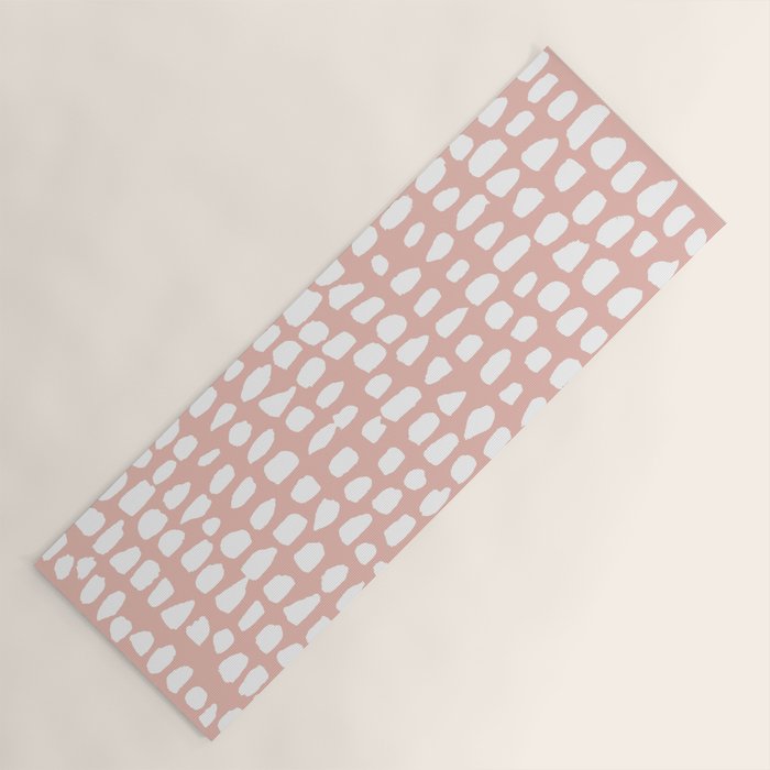 Dots (Pink) Yoga Mat Gallery Image 1