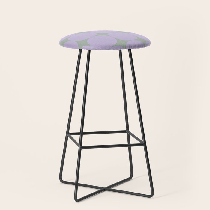 Lilac and Sage Shapes Stool Gallery Image 1