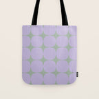 Lilac and Sage Shapes Tote Bag Gallery Image 1
