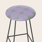 Lilac and Sage Shapes Stool Gallery Image 2