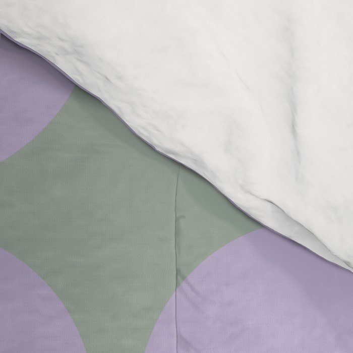 Lilac and Sage Shapes Comforter Gallery Image 4