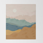 Landscape No5 Throw Blanket Gallery Image 2