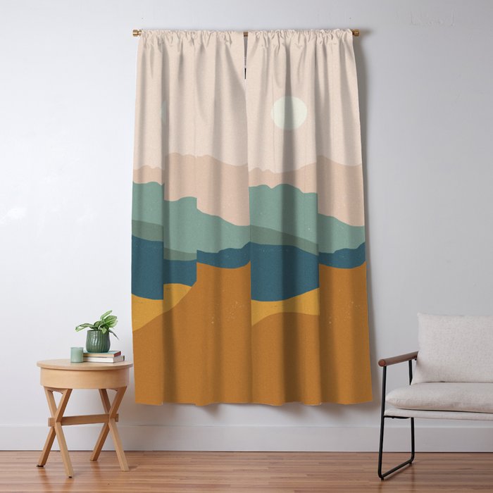 Landscape No5 Window Curtain Gallery Image 5