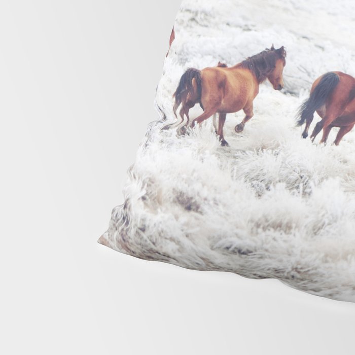 Winter Horses Pillow Sham Gallery Image 4