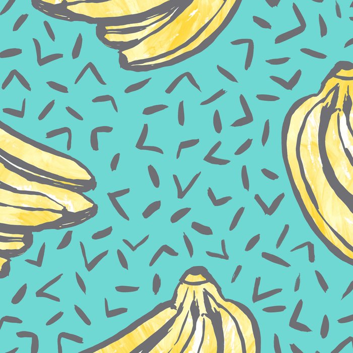 Go Bananas! (teal) Coffee Mug Gallery Image 2