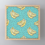 Go Bananas! (teal) Mini Art Print Gallery Image 1