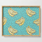 Go Bananas! (teal) Serving Tray Gallery Image 1
