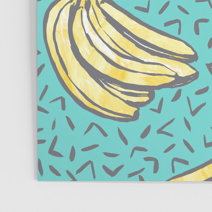 Go Bananas! (teal) Poster Gallery Image 3