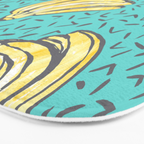 Go Bananas! (teal) Bath Mat Gallery Image 3