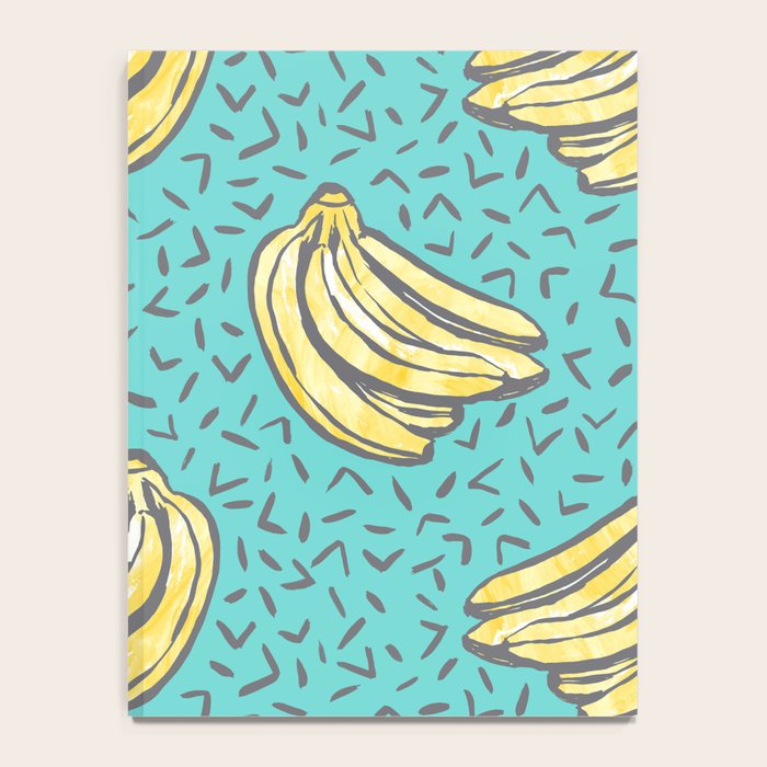 Go Bananas! (teal) Notebook Gallery Image 4