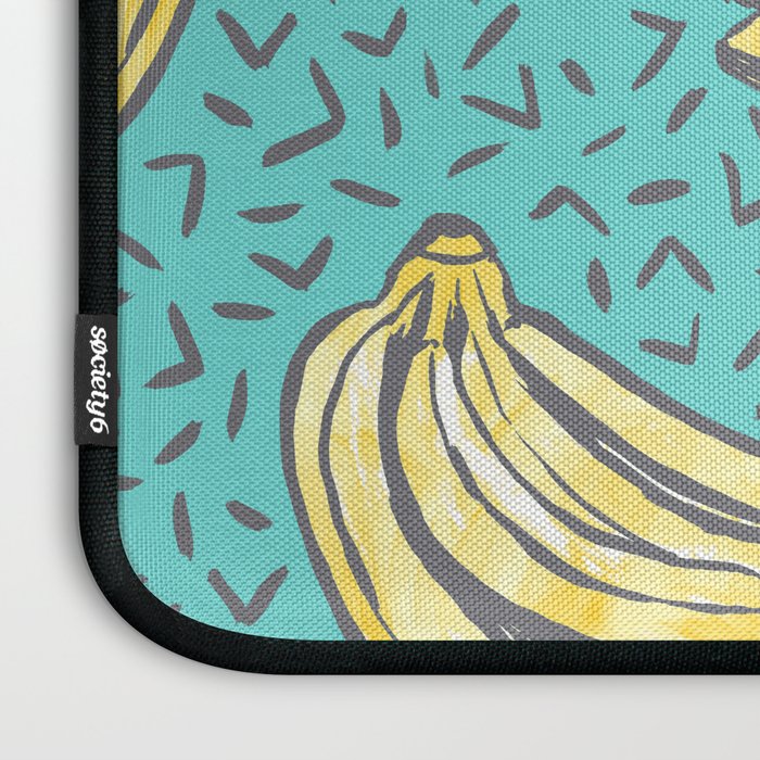 Go Bananas! (teal) Laptop Sleeve Gallery Image 3