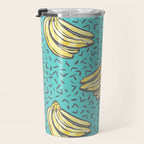 Go Bananas! (teal) Travel Mug Gallery Image 3