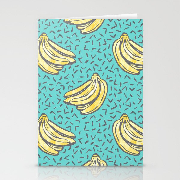 Go Bananas! (teal) Stationery Card Gallery Image 1