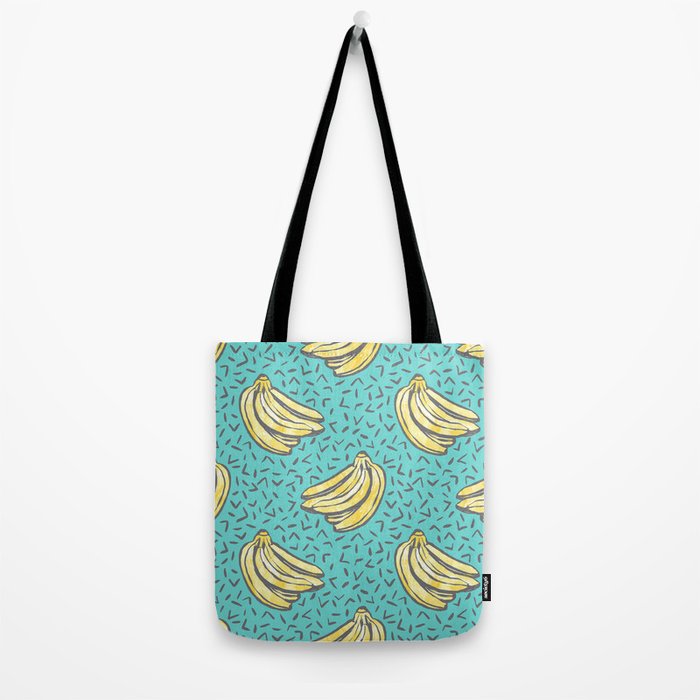 Go Bananas! (teal) Tote Bag Gallery Image 2