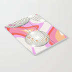 Groovy Party disco ball pink Notebook Gallery Image 2