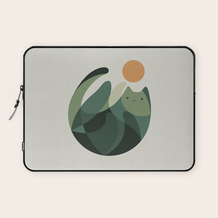 Cat Landscape 121 Laptop Sleeve Gallery Image 1
