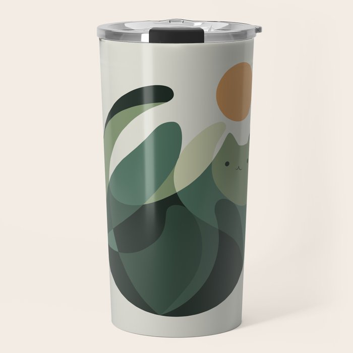 Cat Landscape 121 Travel Mug Gallery Image 1