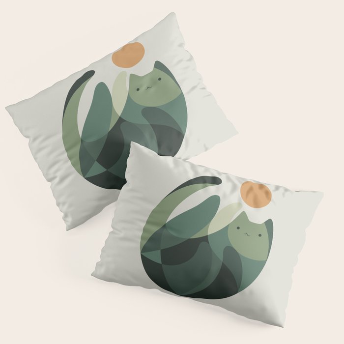 Cat Landscape 121 Pillow Sham Gallery Image 1