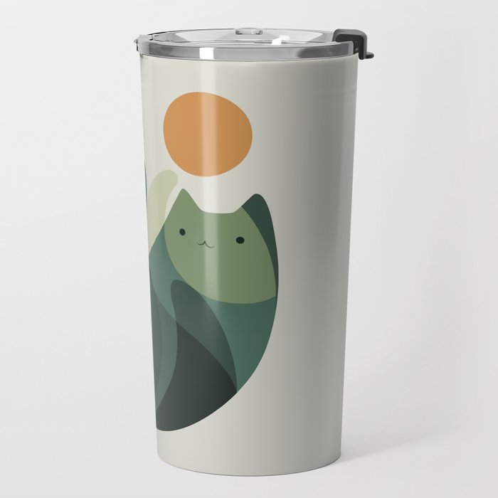 Cat Landscape 121 Travel Mug Gallery Image 2
