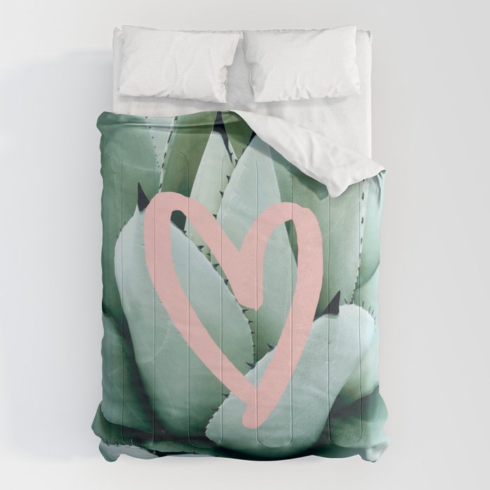 Succulent love Comforter Gallery Image 1