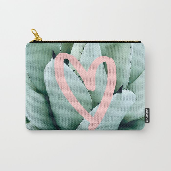 Succulent love Carry All Pouch Gallery Image 1