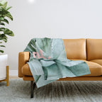 Succulent love Throw Blanket Gallery Image 1