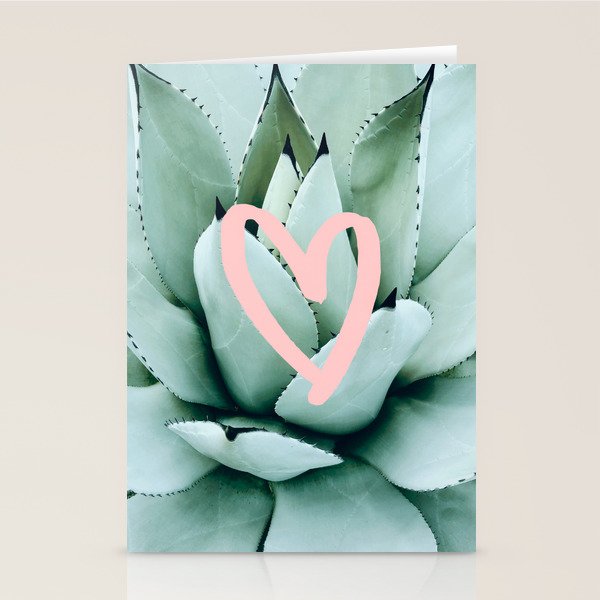 Succulent love Stationery Card Gallery Image 1